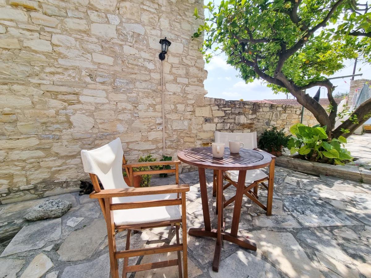 Appartamento Athena'S Pool Oasis Skarinou Esterno foto