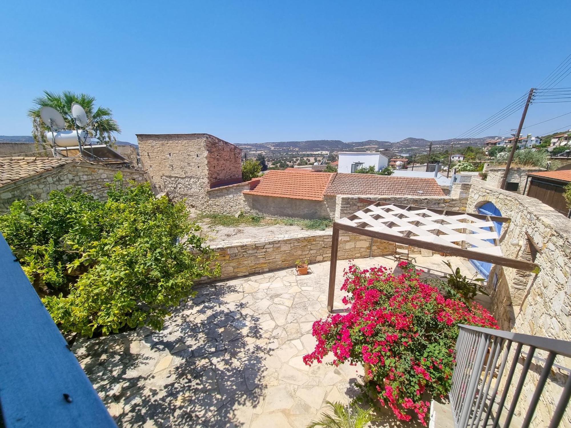 Appartamento Athena'S Pool Oasis Skarinou Esterno foto