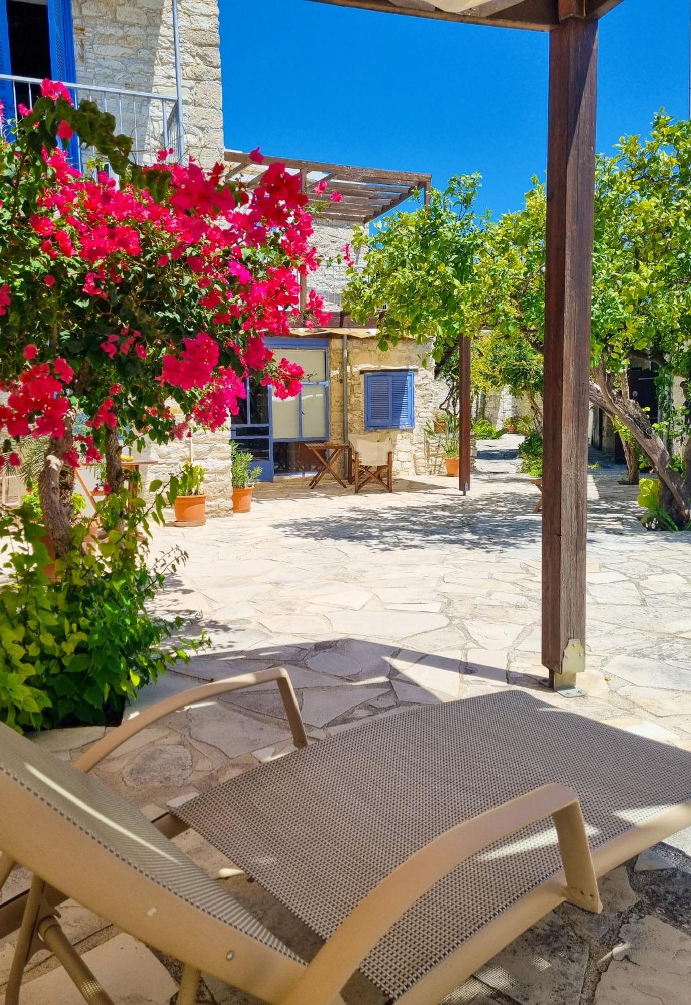 Appartamento Athena'S Pool Oasis Skarinou Esterno foto
