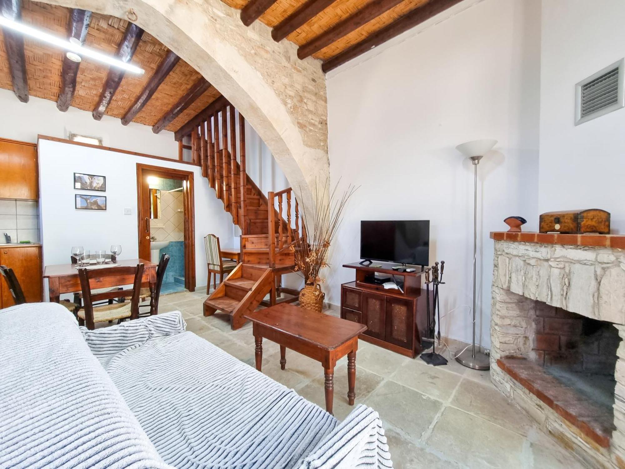 Appartamento Athena'S Pool Oasis Skarinou Esterno foto